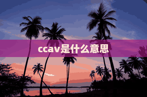 ccav是什么意思